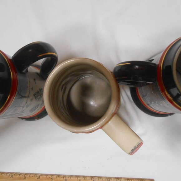 VTG RARE LOT 3 ANHEUSER-BUSCH BUDWEISER BEER STEIN MUGS COLLECTOR SERIES CLYDESD - Picture 8 of 13
